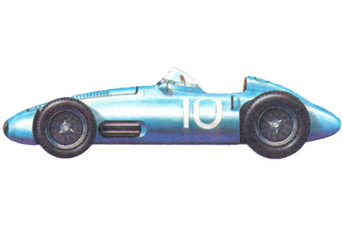 «Гордини 32» (Gordini 32) - 1955 год (Франция). «Гордини 32» была в числе первых гоночных машин, на которой устанавливались дисковые тормоза. Восьмицилиндровый двигатель (2480 куб.см) развивал мощность 245 л.с. при 7500 об./мин. Однако в 1955 и 1956 годах машина дважды завоевывала лишь седьмое место.