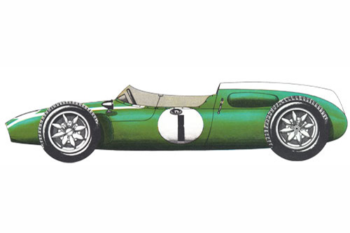 Cooper Climax T53P - 1960г. (Великобритания). Это модернизированный вариант модели T 51. В нем применялись спиральные пружины вместо рессор. Автомобиль сохранил прежнее шасси, но вес был уменьшен. На новой модели устанавливалась пятиступенчатая коробка передач. На этой машине Jack Brabham победил в пяти гонках Гран при и завоевал второй титул чемпиона. <br /> Cooper твердо вошел в Чемпионат мира 1960 года с Cooper T53, также построив в 1961 году еще серию точных копий. Этим автомобилям был присвоен один и тот же номер в описании заслуг, но многие историки именуют их как Cooper T53P, чтобы отличить их от фабричных автомобилей 1960 года.