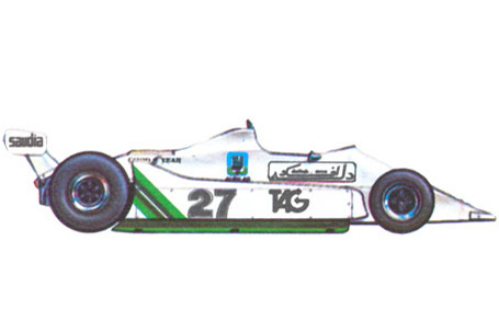 Williams FW07 - 1980 (Великобритания). Одержав на этой машине пять побед на Гран при в сезоне 1979 года, австралиец Alan Jones стал в 1980 году чемпионом мира. Это был удивительно надежный автомобиль, 21 раз приносивший зачетные очки в первенствах мира. Всего он одержал шесть побед. Пять раз выиграл Alan Jones и один - Carlos Reutemann.