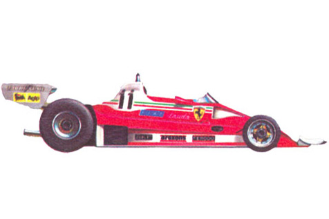 Ferrari 312 T2 - 1977г. (Италия). Этот автомобиль принес Niki Lauda второе чемпионское звание. Годом раньше он по стечению обстоятельств упустил на этой машине титул чемпиона, до которого было рукой подать. Модель Ferrari 312 T2 участвовала в гонках до 1978 года. Кроме Niki Lauda на ней ездил Ronnie Peterson
