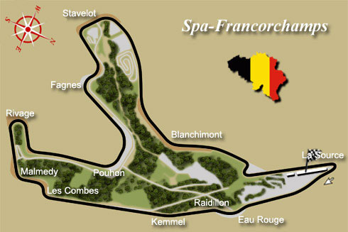 Трасса Спа-Франкоршан: Франкоршан, Бельгия
