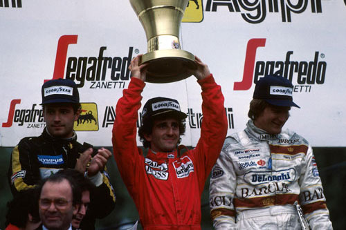 Гран-при Сан-Марино 1985 года: Элио де Анжелис выиграл Гран При Сан-Марино не пролидировав ни круга...