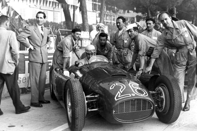 Пит-стоп Формулы-1 в 1951г.